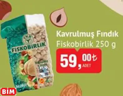 FİSKOBİRLİK  KAVRULMUŞ FINDIK